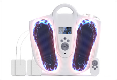 Foot massager with heating